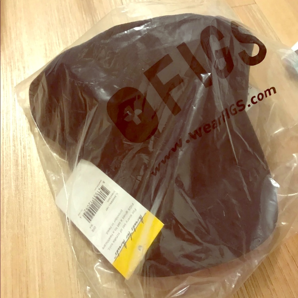 NWT FIGS baseball black cap hat
